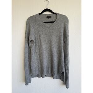 J.Crew Gray Crewneck Sweater Women’s Size Small Wool Blend Classic Fall Winter